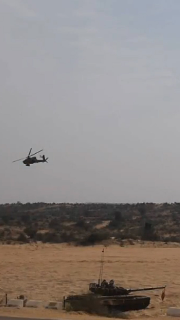 IN PICS: High-intensity joint war drills of Indian Army, Air Force